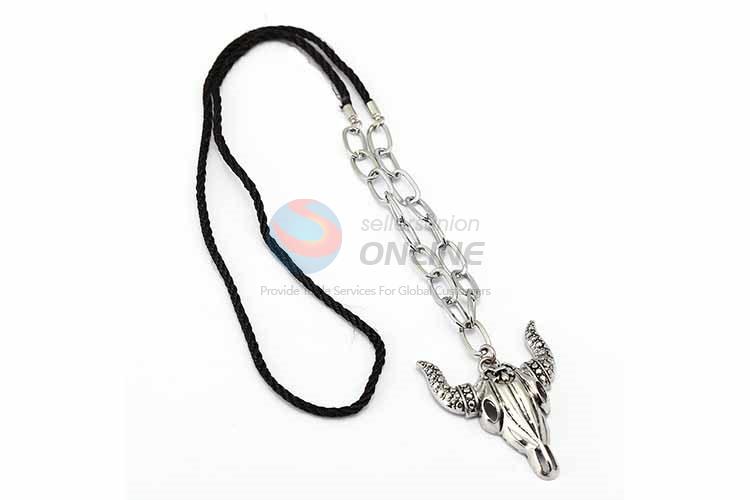 Ox-hore Pendant Punk Zinc Alloy jewellery Necklace