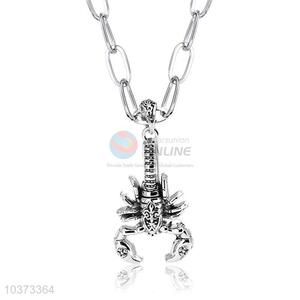 Crab Pendant Punk Zinc Alloy Jewellery Necklace