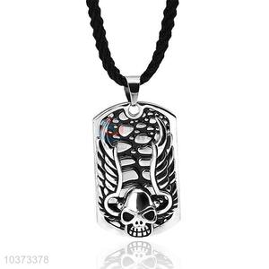 Skull Pendant Punk Zinc Alloy Jewellery Necklace