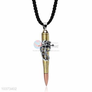 Bullet Shaped Punk Zinc Alloy Jewellery Necklace