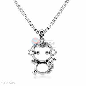 Monkey Pendant Punk Zinc Alloy Jewellery Necklace