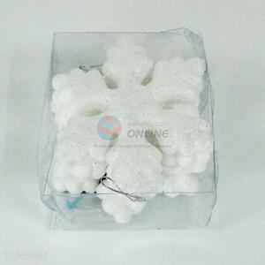 White plastic snow flake with wholesale price