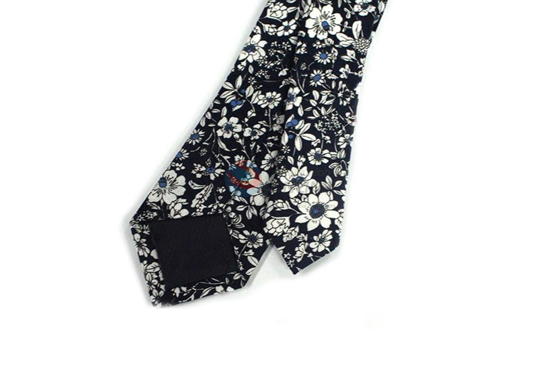 High sales flower printed necktie for gentlemen