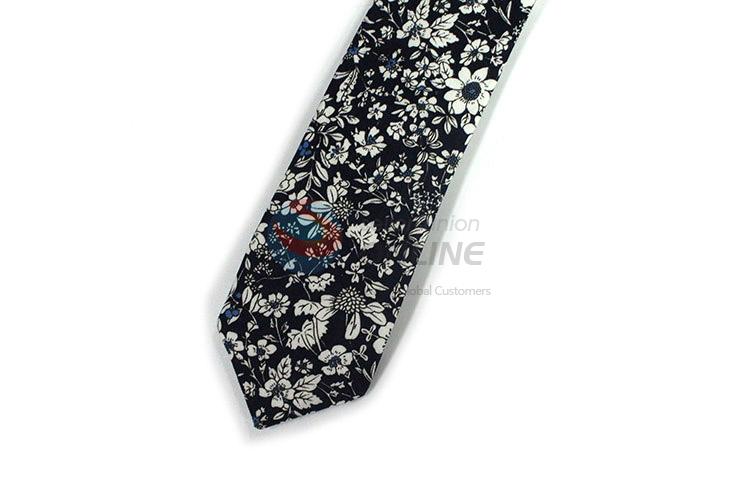 High sales flower printed necktie for gentlemen