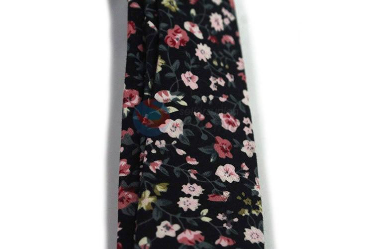 Factory wholesale flower printed necktie for gentlemen