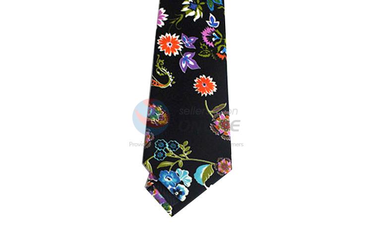 Made in China flower printed necktie for gentlemen