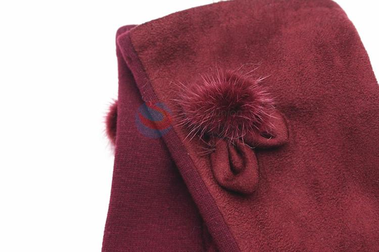 Classic popular women winter warm gloves outdoor gloves