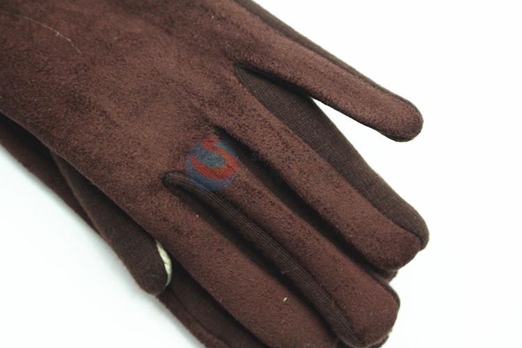 Wholesale custom women winter warm gloves outdoor gloves