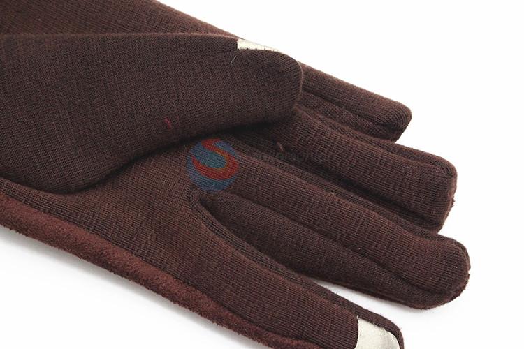 Wholesale custom women winter warm gloves outdoor gloves