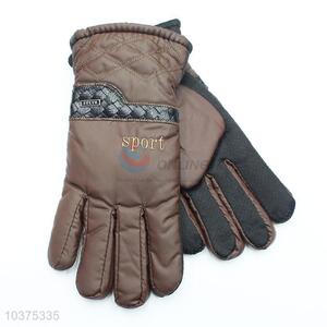 Delicate men winter warm gloves outdoor gloves