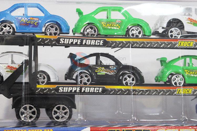 Hot Sale Friction Drag Head Truck Toys with Cars