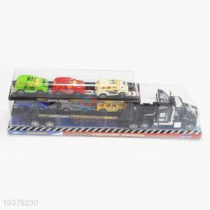 Best Selling Friction Drag Head Truck Toys with Cars