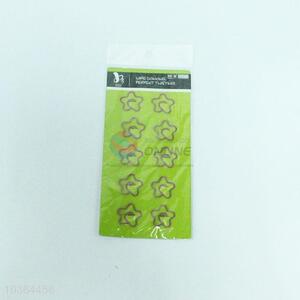 Star shaped metal paper clip for sale