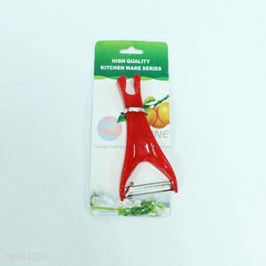 Factory price red vegetable peeler,12*5.7cm