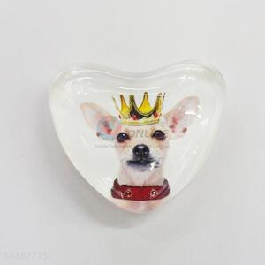 Fuuny Dog Glass Decorations Fridge Magnet Sticker