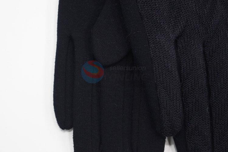 Woman gift winter warm fur ball gloves