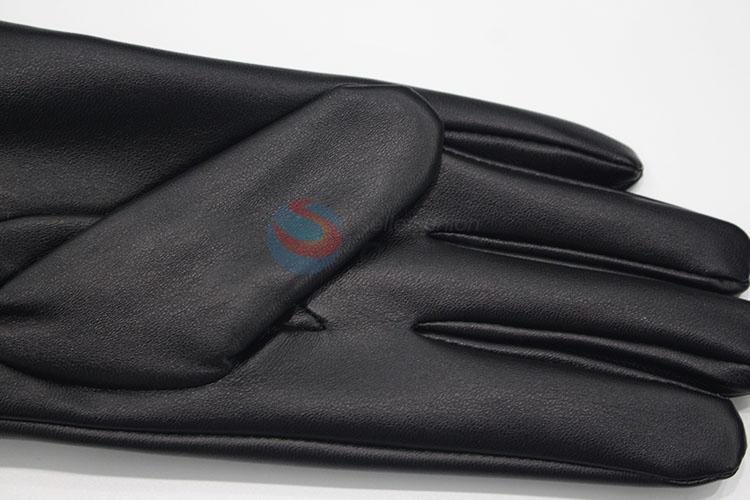 Woman PU Gloves Leather Driver Gloves