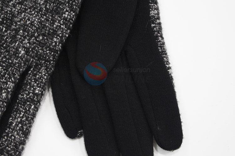 Women's Leather Bowknot Driving Gloves