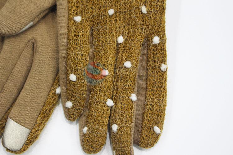 Popular winter warm women gloves