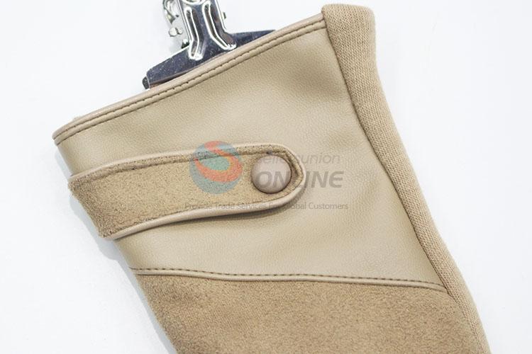 Women suede fabric gloves wintner warm driving mitten