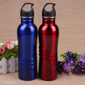 Good quality 2pcs red/blue stainless steel sports pots/thermos cups