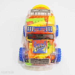 70-80Pcs/Set Automobile Race Shaped Plastic Model Toys for Kids