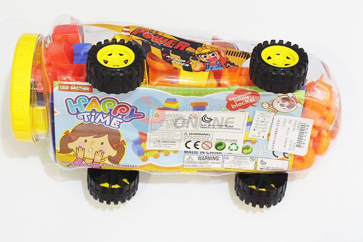 55Pcs/Set Plastic Machineshop Car Shaped Model Toys Creative Toy