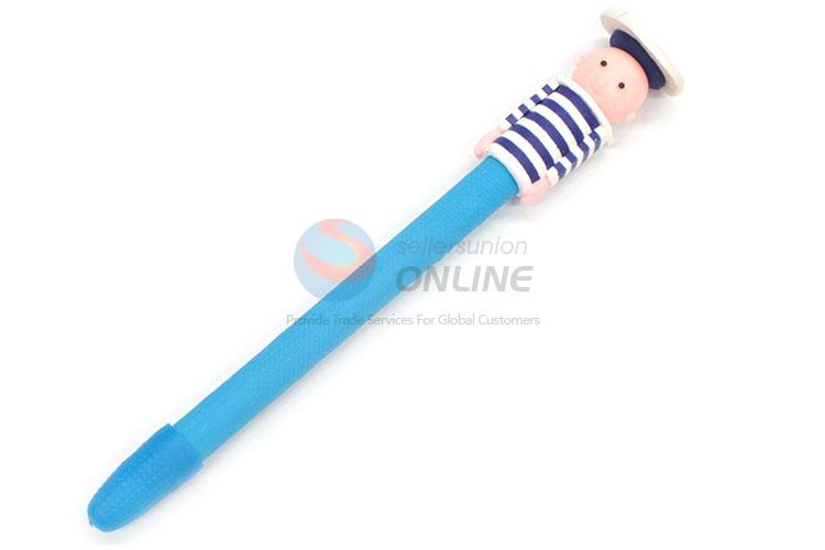 Cartoon Boy Polymer Clay Ball-Point Pen