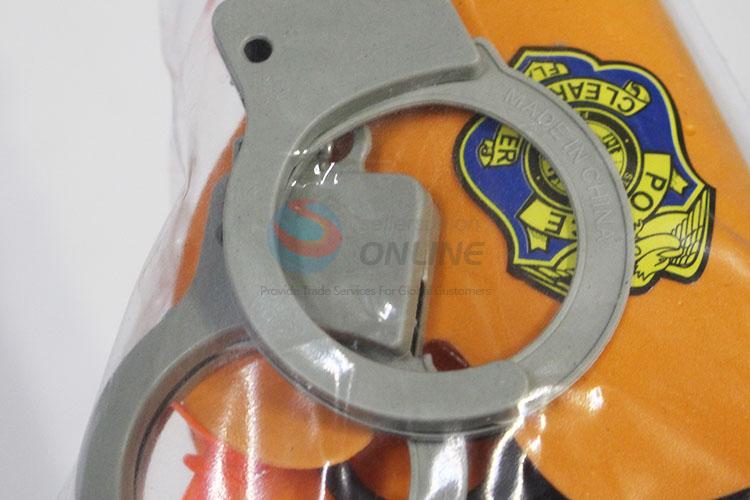 Game handcuffs gun set plastic toys