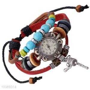 Best Selling Retro Leather Bracelet Wrist Watch