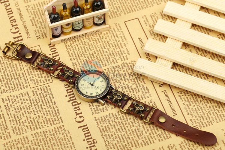 Good Quality Leather Bracelet Wristwatch