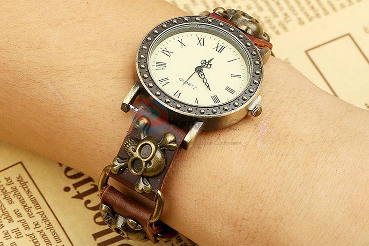 Good Quality Leather Bracelet Wristwatch