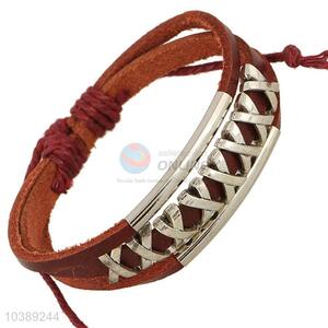 Good Quality Hand Woven Leather Bracelet Hand Ornament