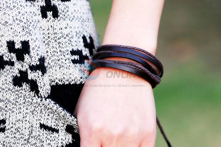 Personality Design Woven Leather Bracelet
