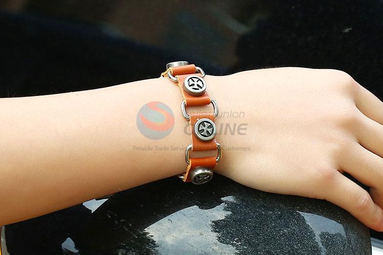 New Design Fashion Leather Necklace Cheap Wristband