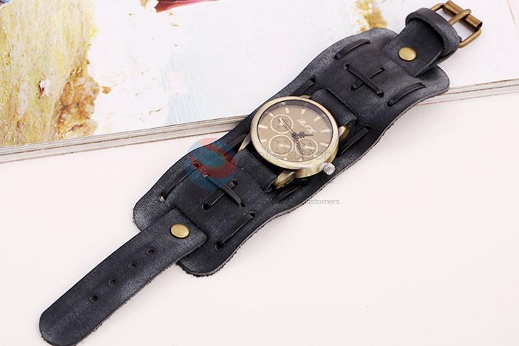 New Design Leather Bracelet Wrist Watch