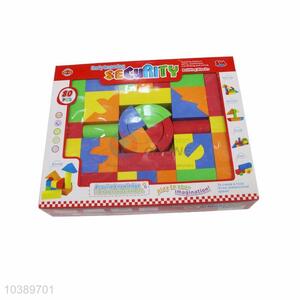 Plastic 80pcs magnetic building blocks for education play