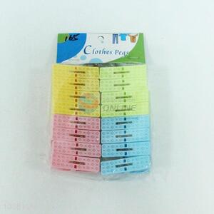 Wholesale candy color plastic clothes pegs