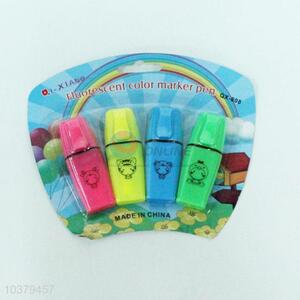 Factory Export 4PC Fluorescent Color Marker Pen