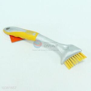 Customized new fashion yellow and grey triangle head brush