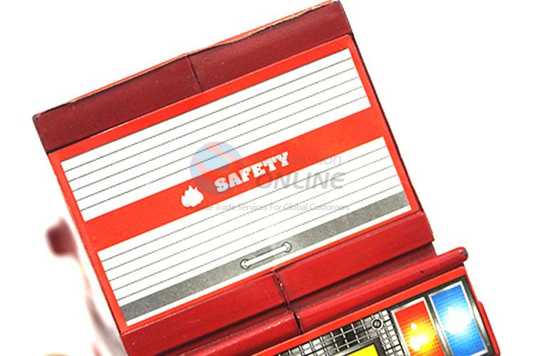 Promotional Gift Toy Vehicle Inertia Fire Fighting Truck Toys