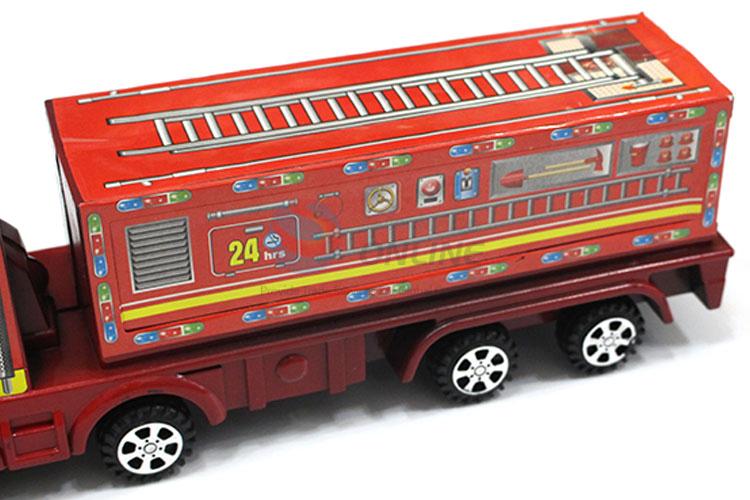 Promotional Gift Toy Vehicle Inertia Fire Fighting Truck Toys