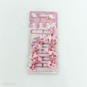 Pink Color Lovely 6Pcs Paper Clip