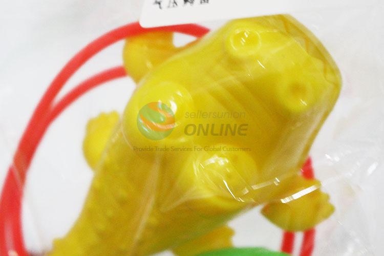 Hot item funny toys miniature plastic compressed air crocodile