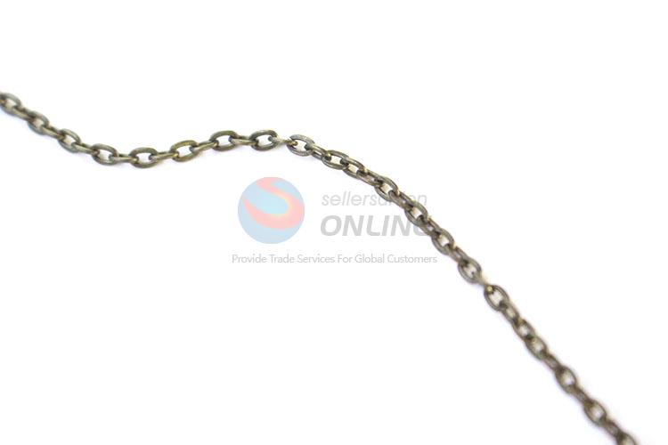 Fashion Zinc Alloy Necklace Bronze Pendant With Chain