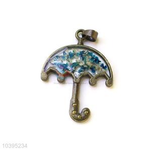 Custom Bronze Umbrella Shape Zinc Alloy Pendant With Chain