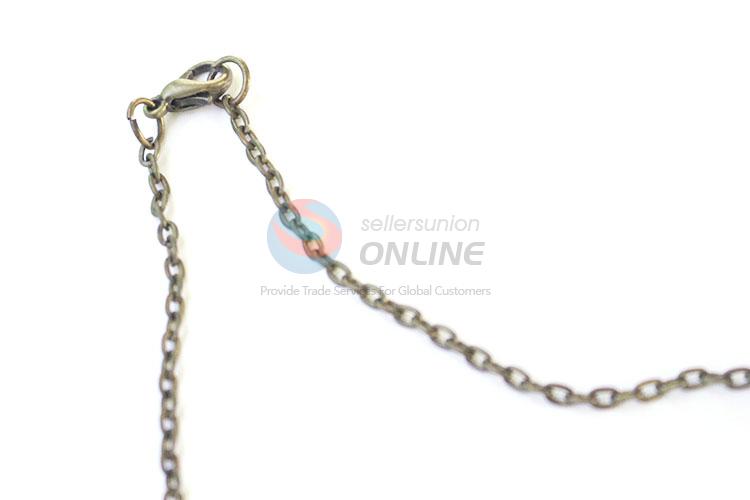 New Arrival Bronze Zinc Alloy Pendant With Chain Creative Necklace