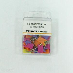 50pc Colorful Flag Pushpin