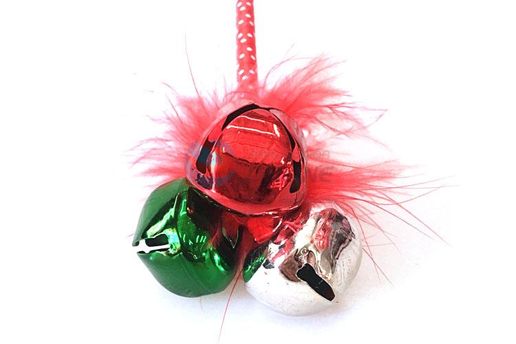 Unique Design Christmas Ball-Point Pen With Feather And Bell