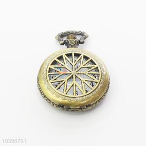 Quartz Movement Skeleton Pocket Watch